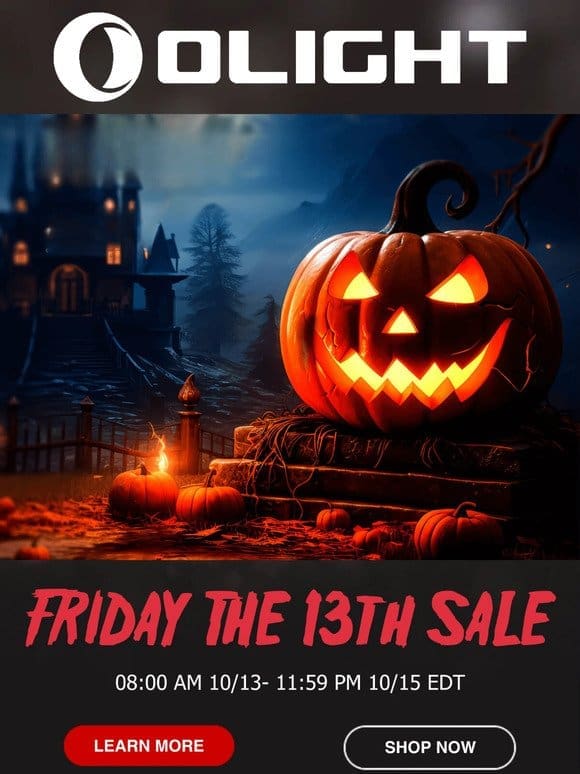 Friday the 13th Special – 30% Off!