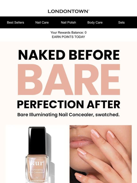 From naked to bare perfection ✨