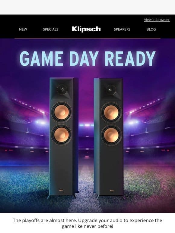 GAME DAY READY | Transform Your Sound with Klipsch’s Best Audio Solutions