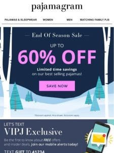 GASP! It’s HERE! End Of Season Sale