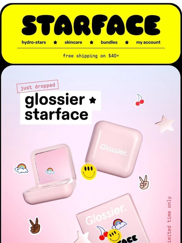 GLOSSIER x STARFACE IS HERE