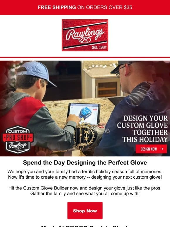 Gather Around and Design Your Custom Glove