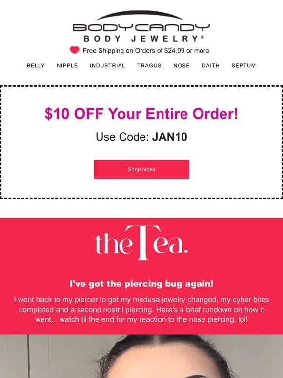 Get $10 Off Your Order