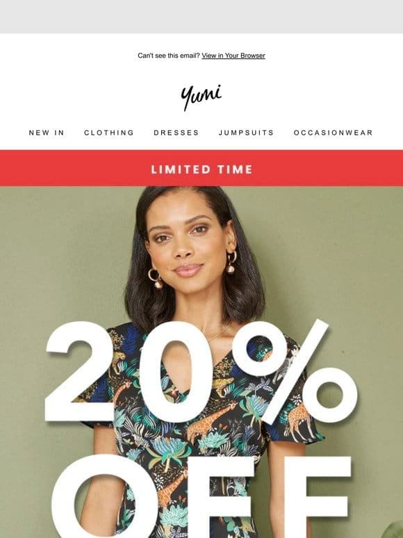 Get 20% Off Almost Everything*