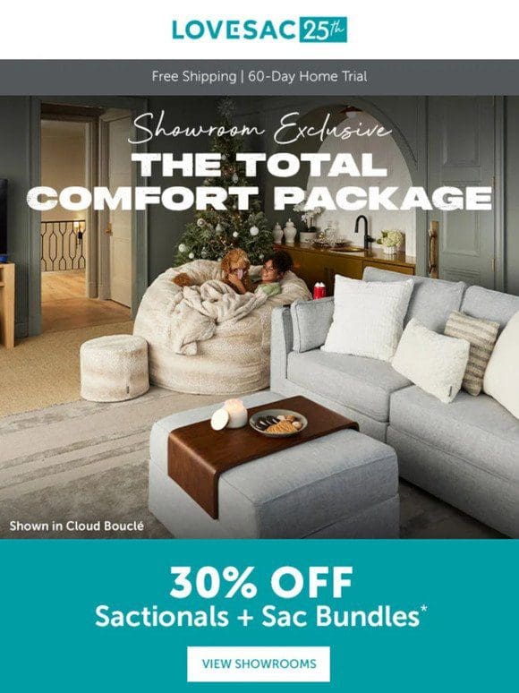 Get 30% Off the Total Comfort Package!