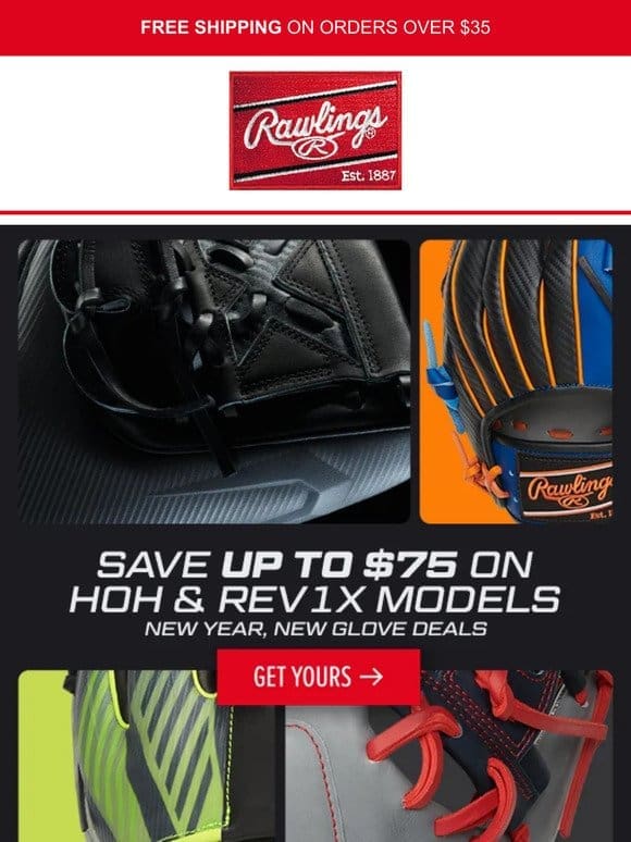 Get $75 Select Heart of the Hide & REV1X Gloves