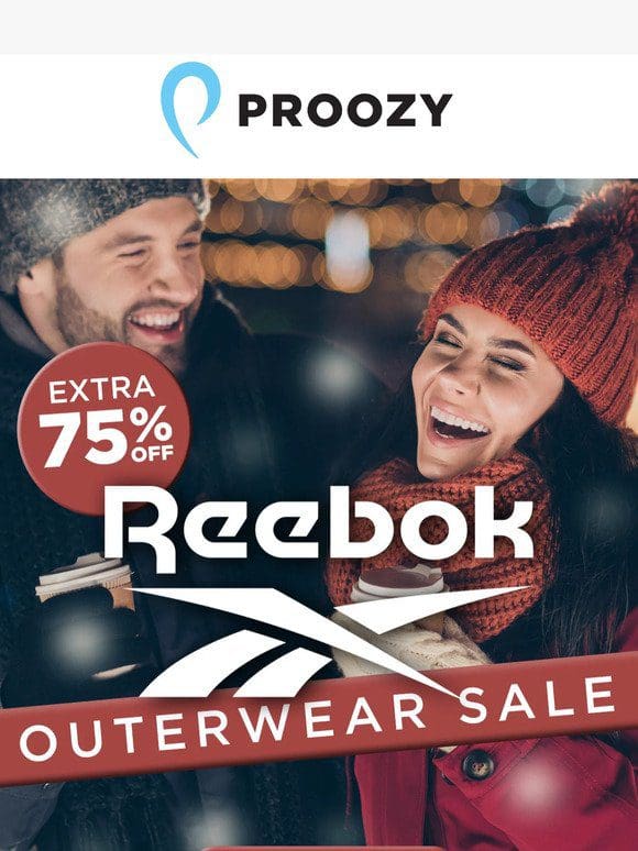 Get 75% off Reebok now!