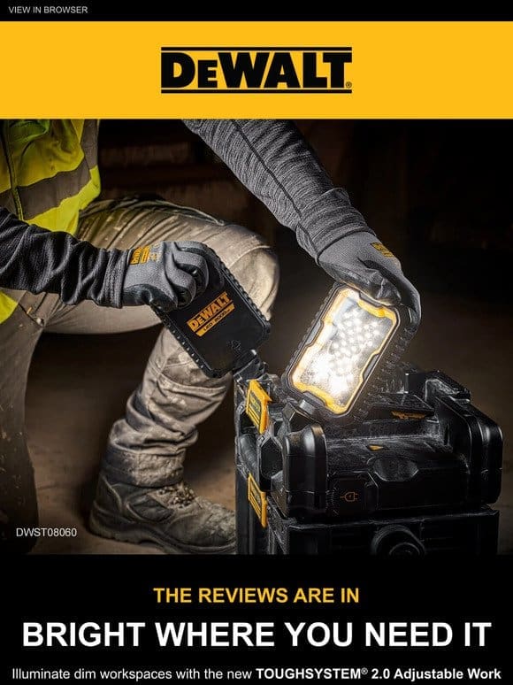 Get Bright to Work with TOUGHSYSTEM® 2.0