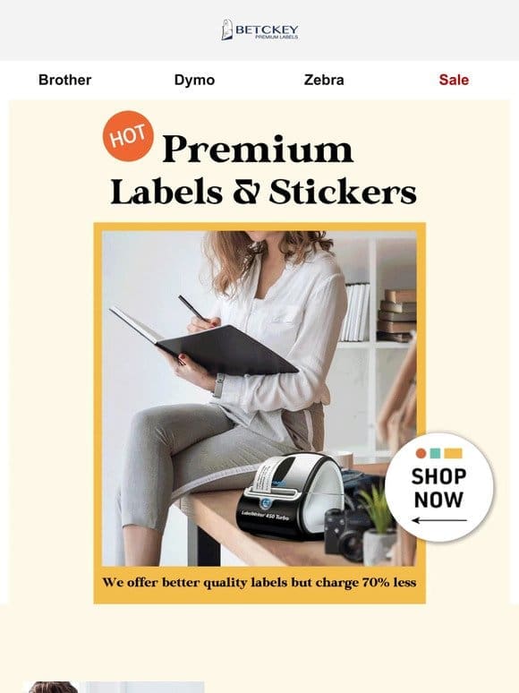Get Creative with Premium Labels & Stickers