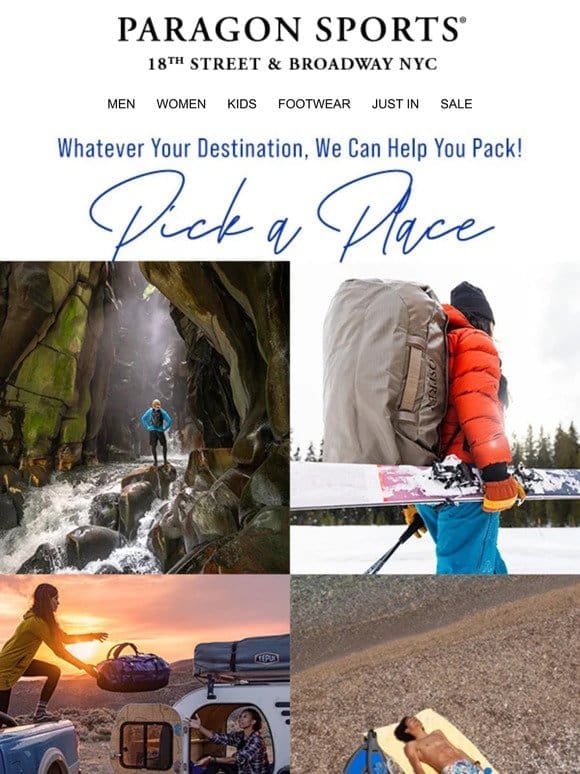 Get Packing! Ski Trips， Beach Vacays， or Epic Vistas， We’ve Got You Covered
