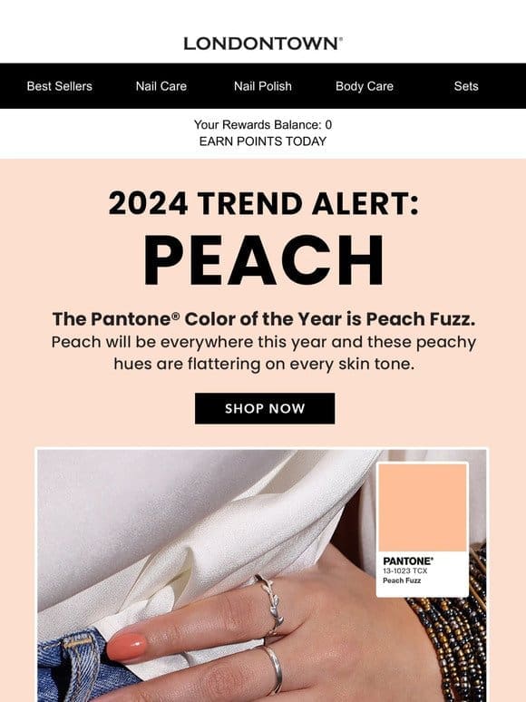 Get Peachy With the Color of the Year
