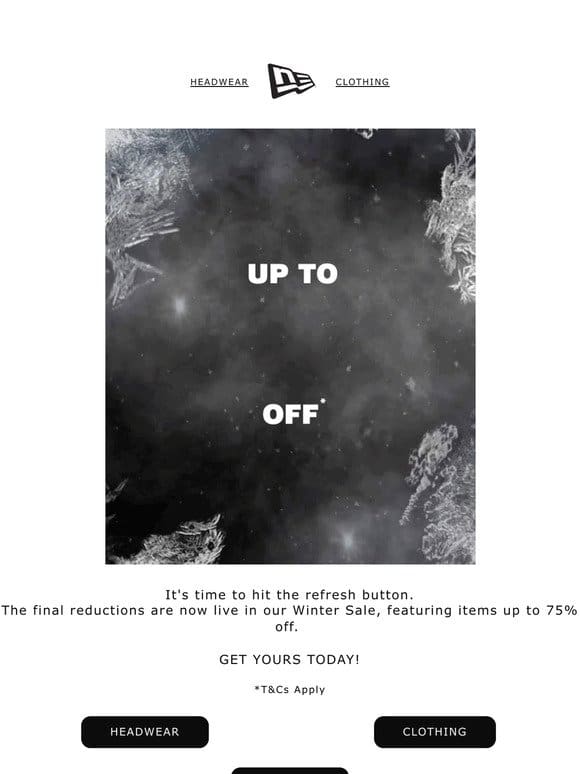 Get Up To 75% Off