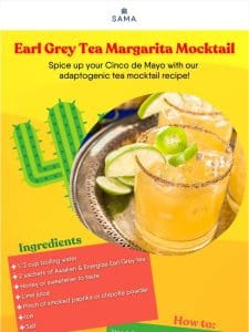 Get festive with our Cinco de Mayo mocktail!