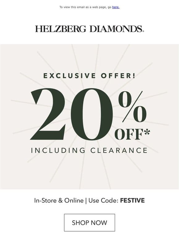 Get jolly! Your exclusive holiday offer is waiting