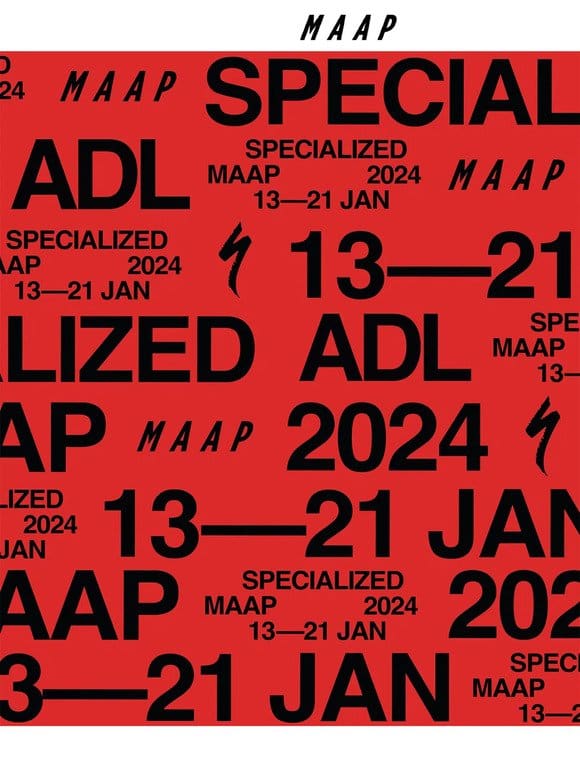 Get ready for MAAP x Specialized ADL 2024