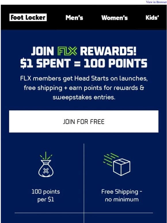 Get rewarded for shopping with FLX!