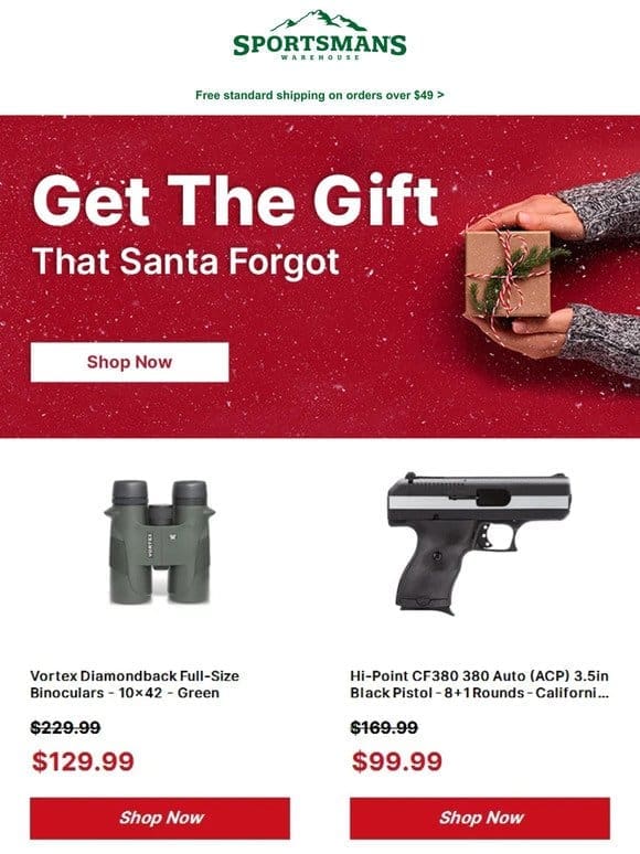Get the Gift Santa Forgot