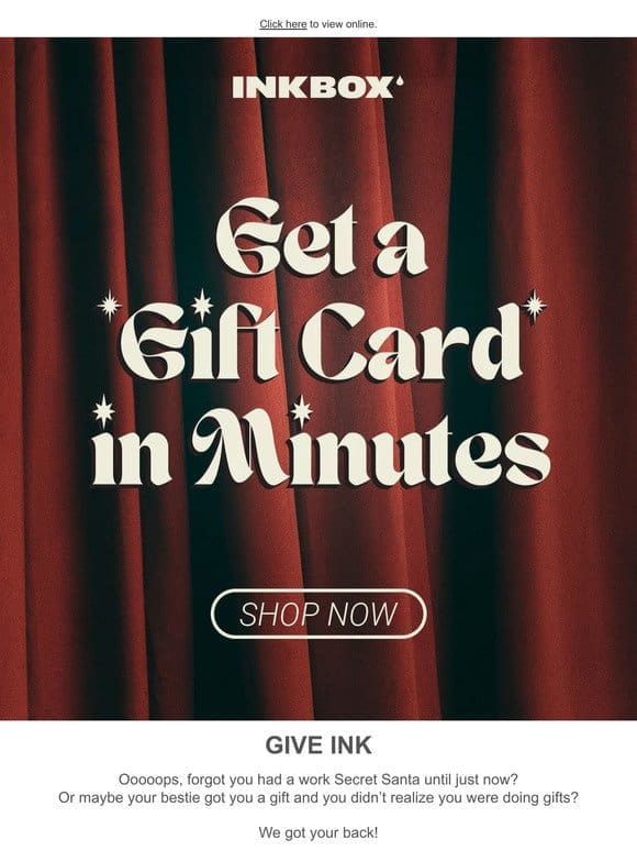 Get the Perfect Gift in Minutes (for real)