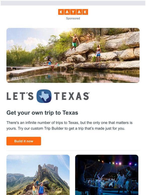 Get your own “go big” trip to Texas!