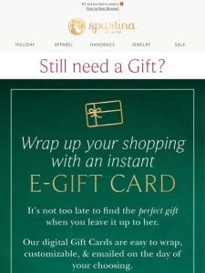 Gift Cards: Just in Time for Christmas!