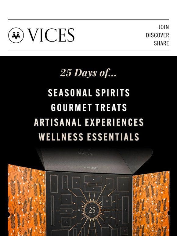 Gift the 25 Days of Vices Edition