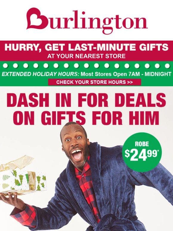 Gifts for him starting at $9.99!