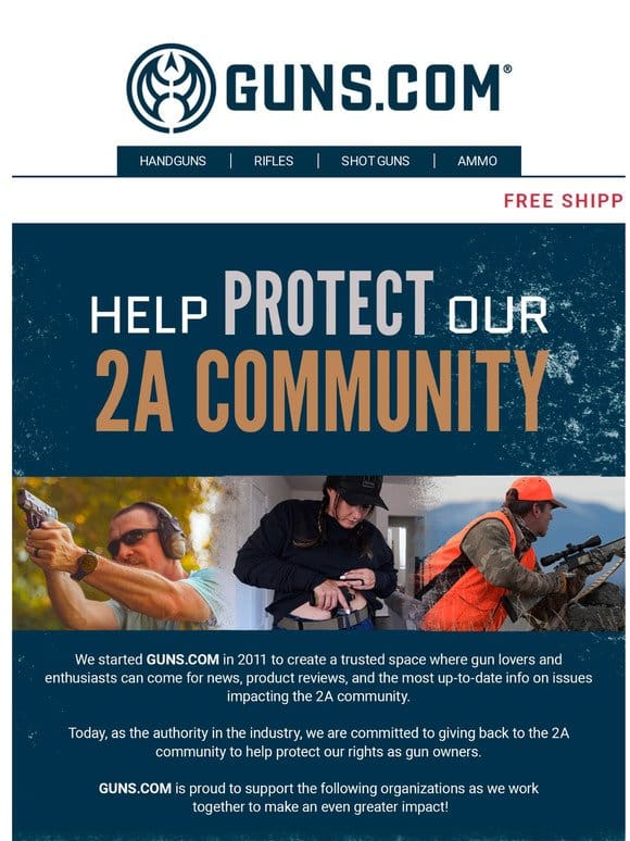 Give Back To The 2A Community This Holiday Season.
