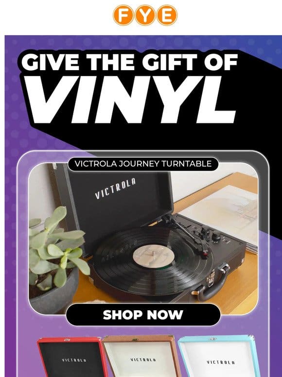 Give The Gift Of Vinyl!