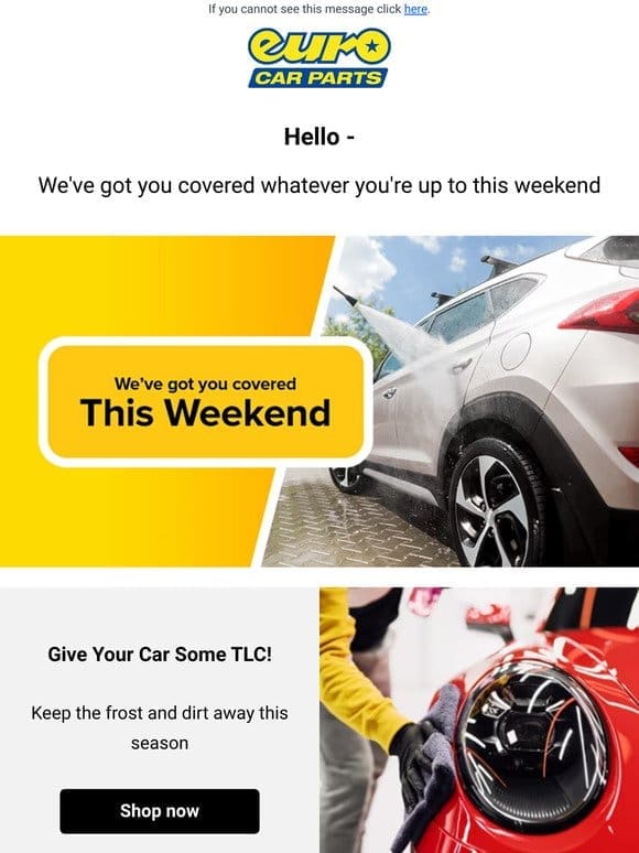 Give Your Car Some TLC This Weekend!