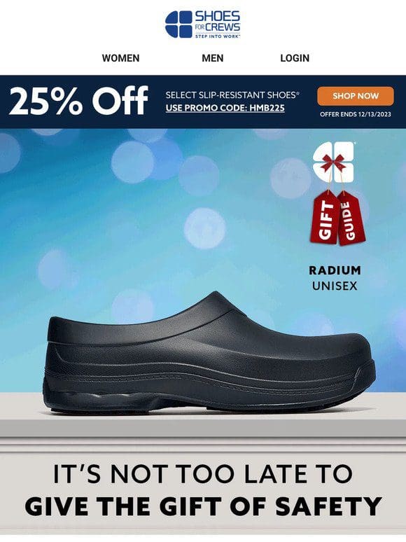 Give the Gift of Safety & Save 25%!