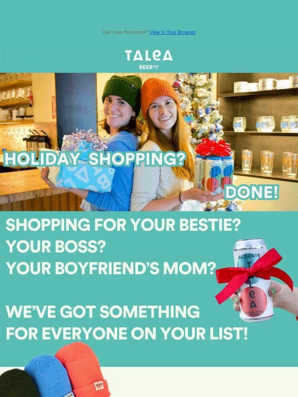 Give the Gift of TALEA