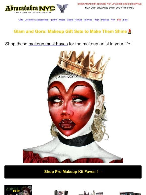 Glam and Gore: Makeup Gift Sets to Make Them Shine