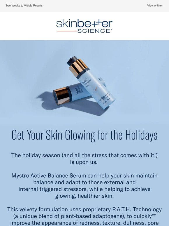 Glowing Skin for the Holidays