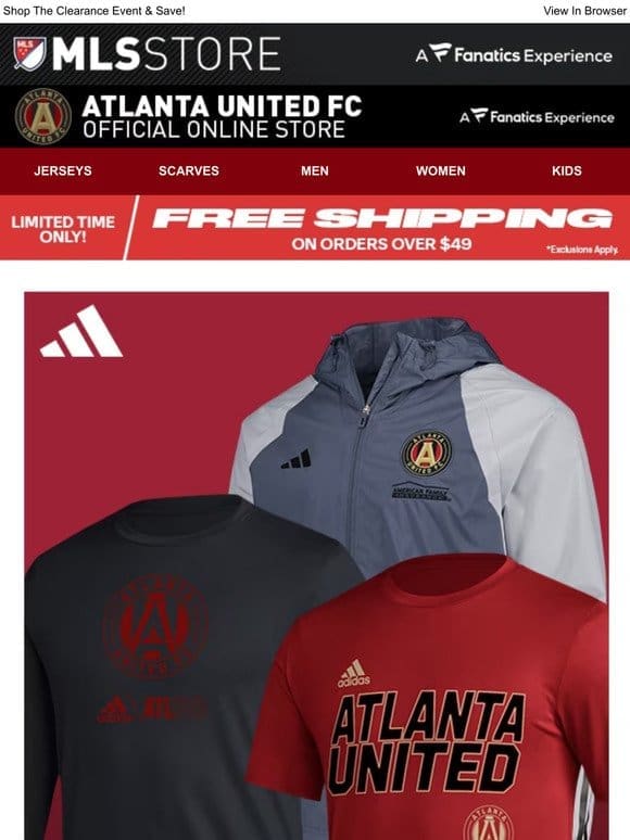 Go All In With Adidas Gear + Free Shipping