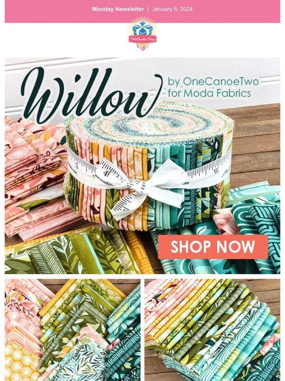 Go with the flow with Moda’s Willow!