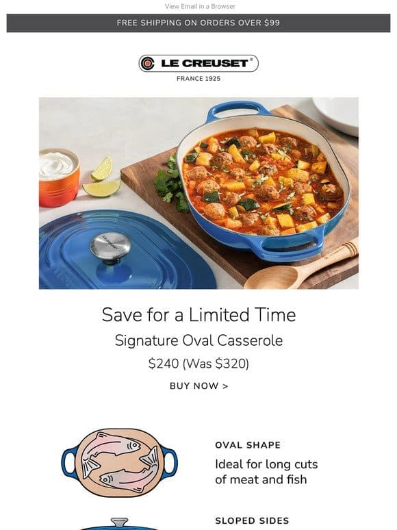 Grab Your Oval Casserole Now before It’s Gone!