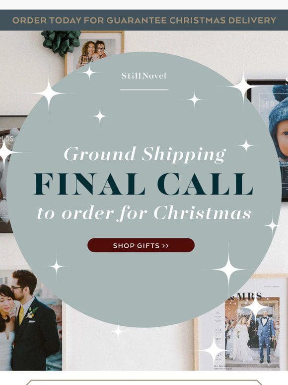 Ground Shipping: Order by Midnight