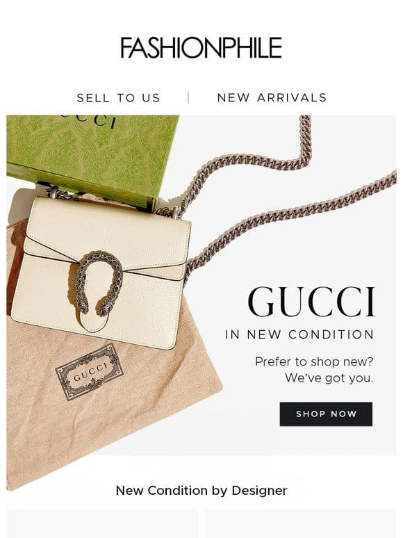 Gucci in NEW Condition