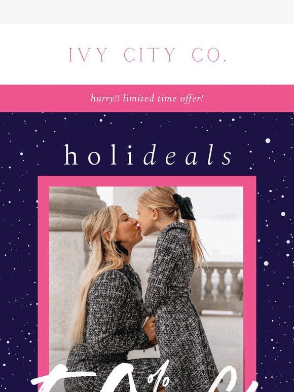 HOLIDEAL: 50% OFF