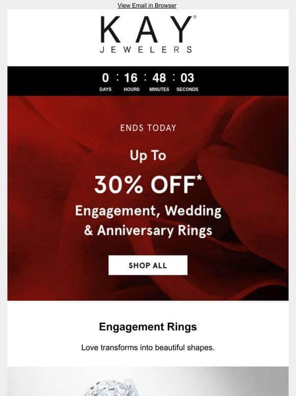 HOURS LEFT: Up to 30% OFF perfect rings