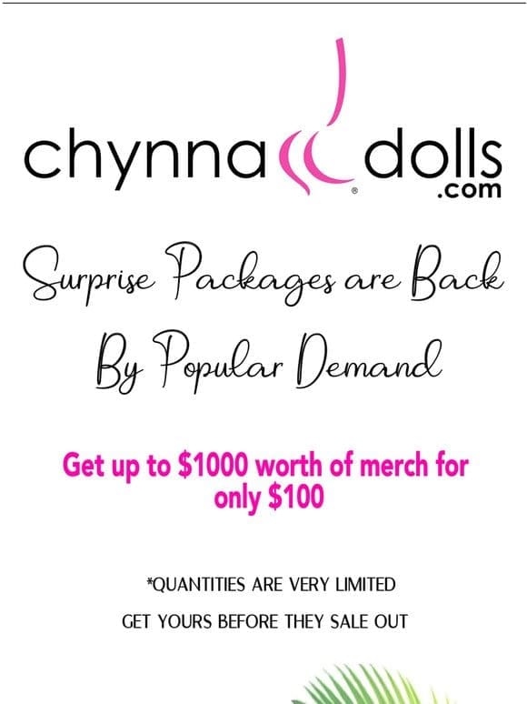 HUGE SALE: Surprise Packages are Here!