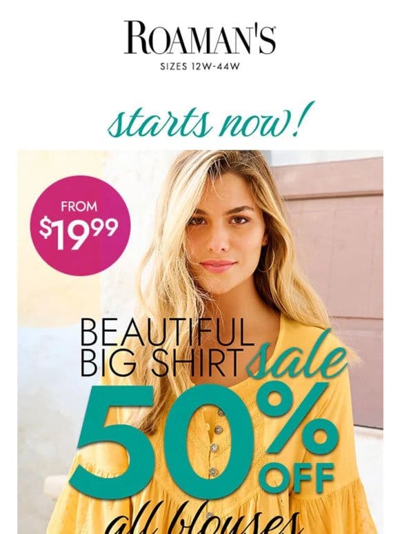 Half off ALL Blouses?!