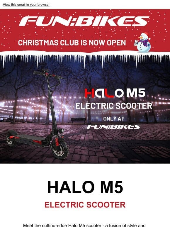 Halo M5 Electric Scooter On Sale!