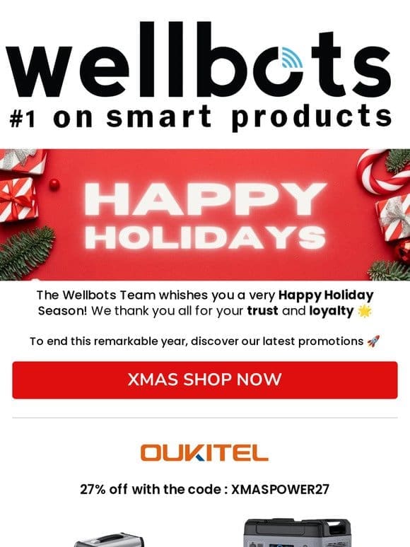 Happy Christmas from Wellbots