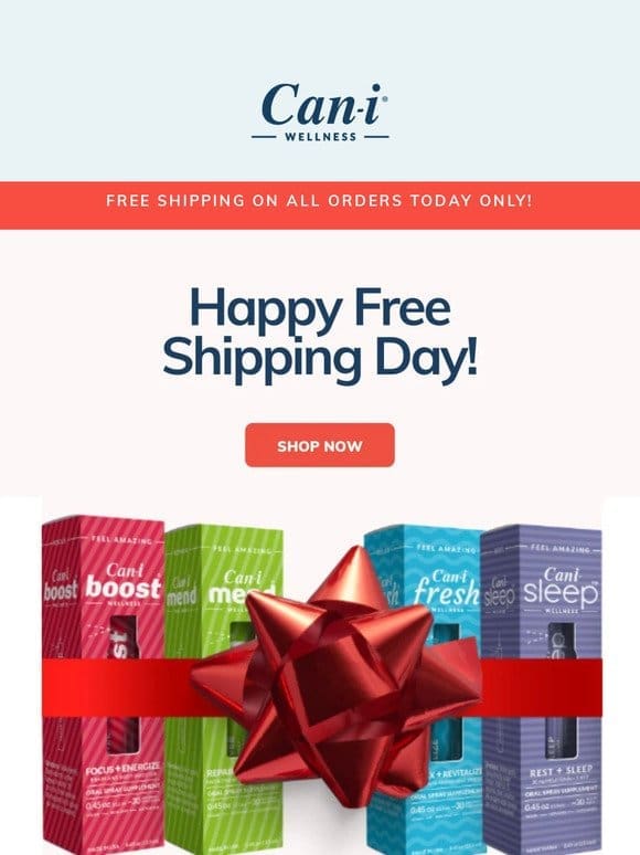 Happy Free Shipping Day!