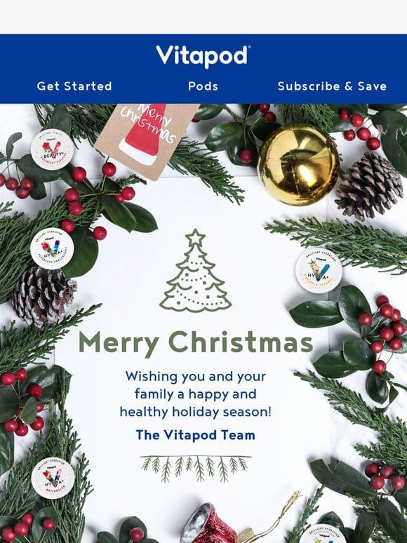 Happy Holidays From The Vitapod Team