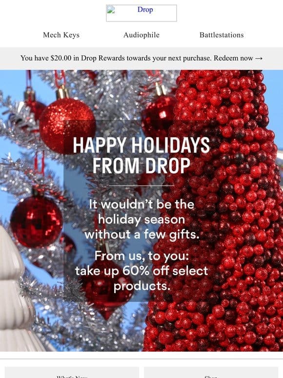 Happy Holidays from Drop
