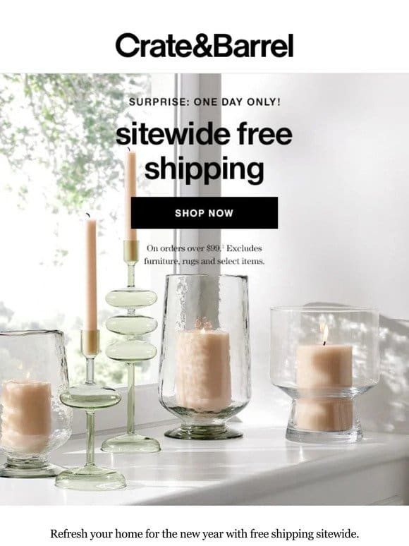Happy New Year! Enjoy FREE shipping sitewide →