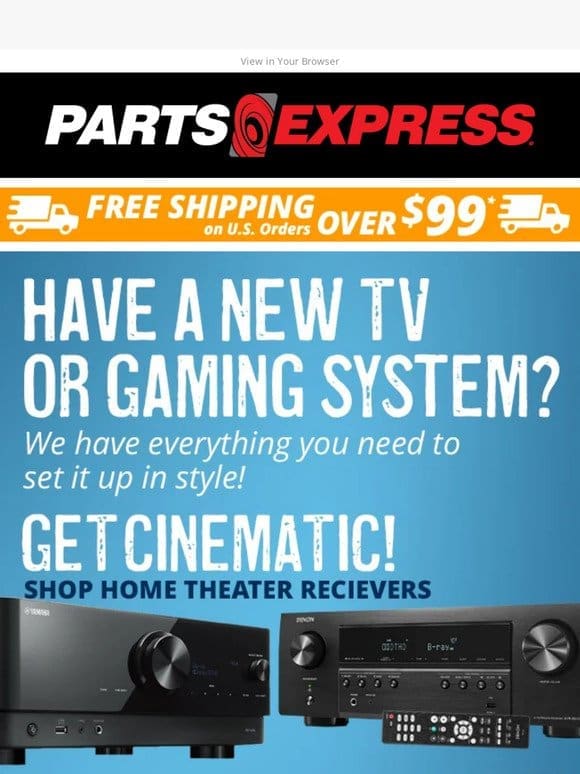 Have a New TV or Gaming System?