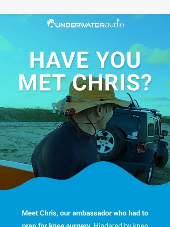 Have you met Chris?  ‍♂️